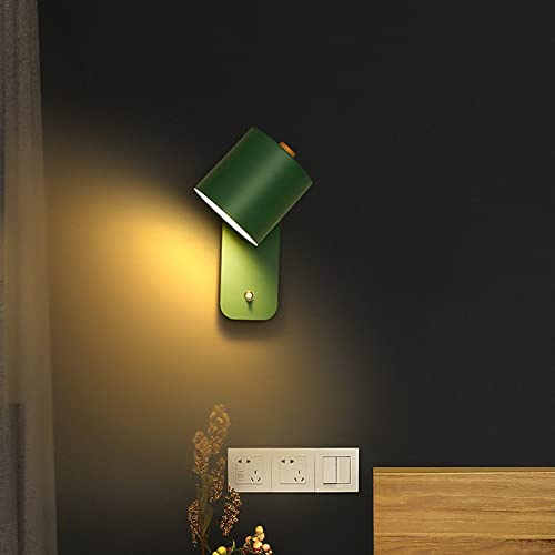 Lámpara de pared moderna Indor blanca LED con interruptor para sala y pasillo 3