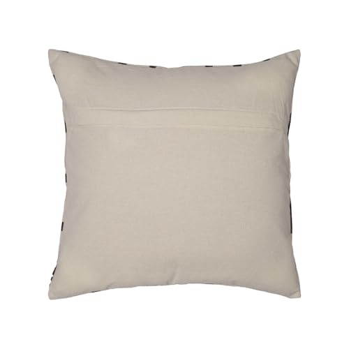 Image of Wakefit Designer Cushion Cover | 16x16 inch | Handmade Block Print | Cotton Fabric on Both Sides | Gentle Wash Only | Pack of 1 | Nishaan Maroon