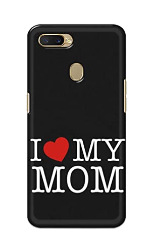 Image of PRINTFIDAA I Love My Mom Hard Back Cover for Oppo A7 / Oppo A5s / Oppo A12 / Oppo A11k / Oppo A12s / CPH1909 Back Cover -(P6) KAT1006