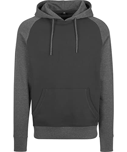 Sweat à capuche hommes COOZO raglan, idéal pour le sport et le week-end