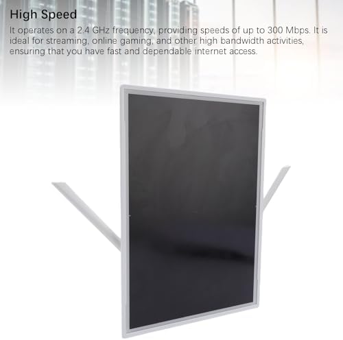 WiFi Extender Signal Booster, Solar Powered Outdoor Range Extender up to 300 Feet 2.4GHz Wireless Repeater with IP66 Water Proof Rating and 25000mAh Battery