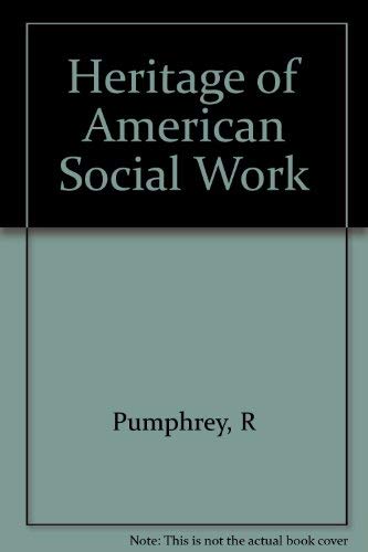 Heritage of American Social Work Reading 0231086199 Book Cover