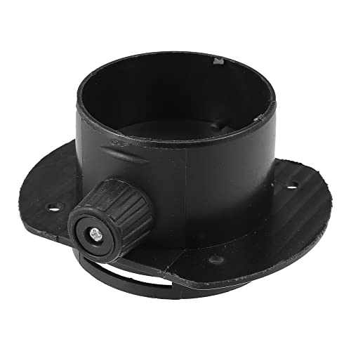 A ABSOPRO Universal Car Air Ducting Connector Straight Air Heater Duct Joiner Connector Pipe 2.36'' 60mm OD Black