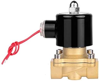 Plumbing Valve 1/2" AC220V Electric Solenoid Valve Pneumatic Flow Control Normally Closed Irrigation Reverse Osmosis Systems Water Oil Air Gas Water Valve Battery Valve