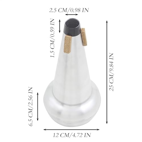 Sourdine droite pour trombone : le silencieux parfait pour jouer sans bruit