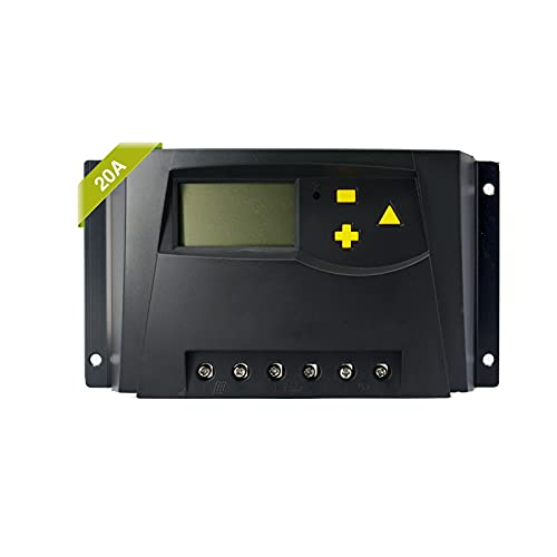 Newpowa 20A 12V / 24V MPPT intelligenter Solarpanel-Laderegler mit LCD-Display und USB-Anschluss, Überstromschutz bis 260W (12V Batteriesystem) / 520W (24V Batteriesystem) Cover