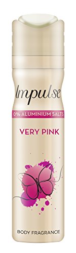 Impulse Desodorante en spray Very Pink sin aluminio, 6 unidades (75 ml)