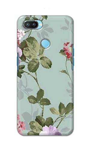 Image of Printed Hard Back Cover Case for Realme 2 Pro Back Cover (Floral Painting) -702