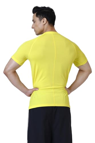 Image of FUAARK Men Solid Round Neck Slim Fit Tshirt
