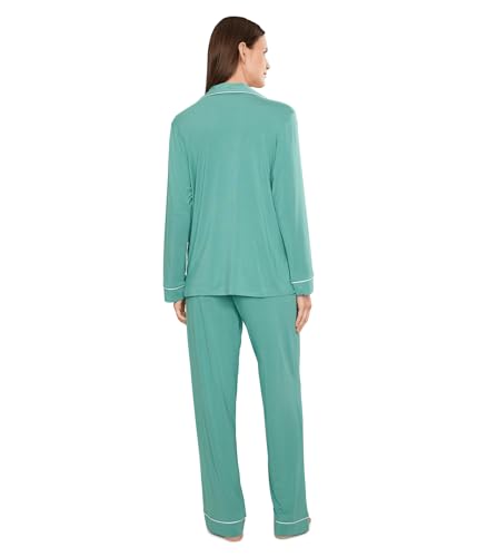 Image of Eberjey Gisele Classic Women's Pajama Set | Long Sleeve Shirt + Long Pants
