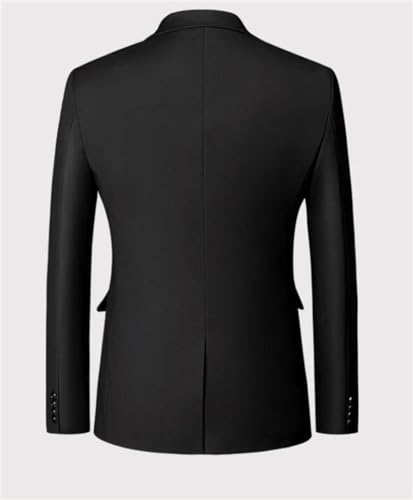 Men Spring Summer Plus Size Fashion Two Buttons Slim Fit Daily Blazer Business Sport Coat Tops2
