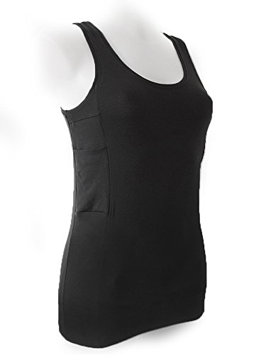 Diabetes Tank Top with Pockets for Insulin Pump (L)
