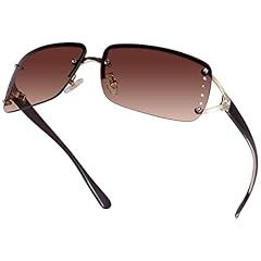 Gold Frame Brown Lenses