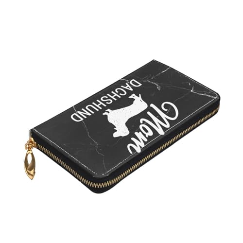 Dachshund Mom Dog Wallet Card Bag4