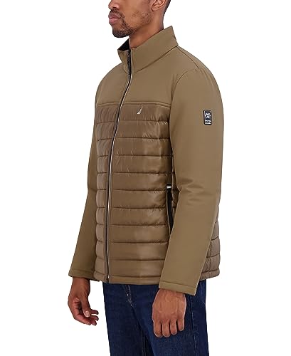 Image of Nautica Men's Lightweight Softshell Jacket - Bonded Fleece Lining, Regular, Big & Tall Sizes