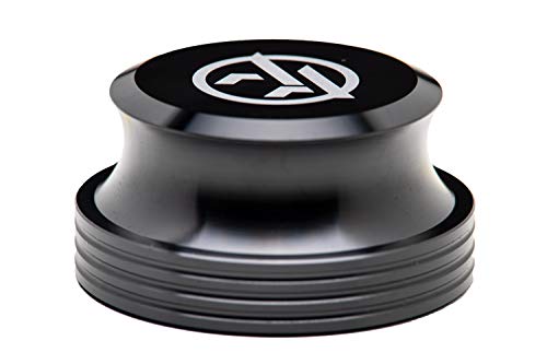 Stabilisateur de disques vinyles en aluminium noir Audio Anatomy pour platine hifi