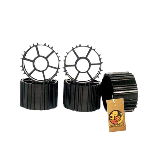 Foodie Puppies K1 Black Bio-Filter Media - (110 gm) Media Moving Bed Biofilm Reactor (MBBR) for Aquarium Fish Tanks | for Aquaponics, Aquaculture, Hydroponics, Ponds, Aquariums