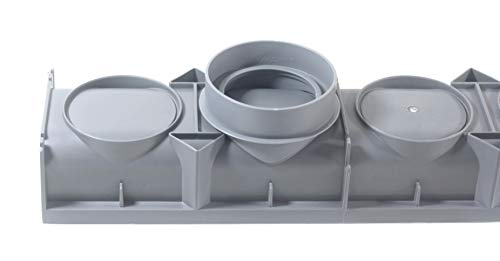 Image of URA WATER - Bottom Outlet Connector for Gray Plastic Drain UA-100 Series