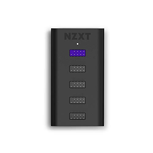 NZXT Internal USB Hub 3 - Expands 4 USB 2.0 Ports - Sleek Multifunctional Design - SATA Power Connection - Plug and Play by NZXT - Image 5