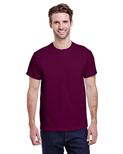 Gildan Men's G2000 Ultra Cotton Adult T-shirt, Maroon, XX-Large Gildan Men's G2000 Ultra Cotton Adult T-shirt, Maroon, XX-Large