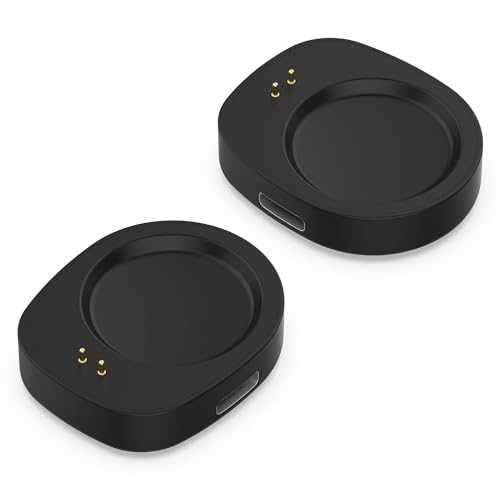 2Pack Type C Dock Charger Compatible with Amazfit T-Rex 3 Smartwatch - Replacement Charger Accessories (No Cable)