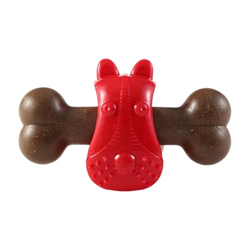 Generisch para Perros para Masticar – Hueso masticable para Limpiar los Dientes en Cachorros y para Ejercicios de masticación | Pelota calmante con Entrenamiento Interactivo para Masticar