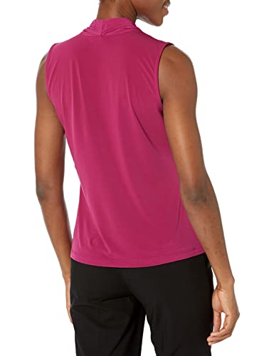 Image of Calvin Klein Women's Sleeveless V-Neck Blouse