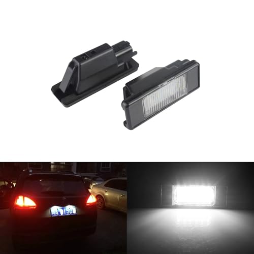 Luces traseras matrícula Peugeot 307 406 kit lámpara luz matrícula LED 2