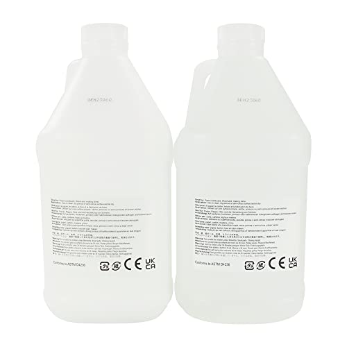 image for Amazon Basics 1/2 Gallon Clear & White Glue Combo for Slime, Transpare