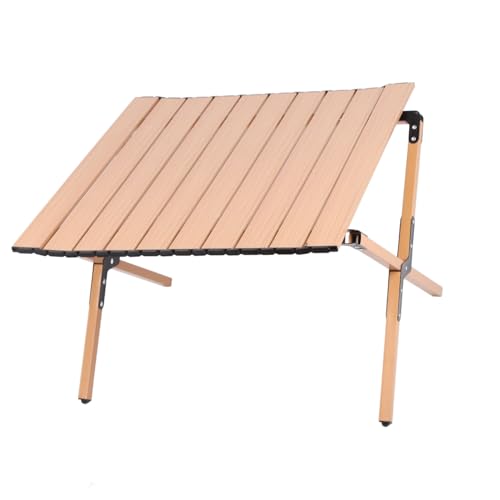 RASTKY Tavolo da Campeggio Pieghevole Tavolo Arrotolabile Multifunzionale Leggero e Stabile per Esterni, 60 X 60 X 40 Cm, da Picnic Portatile per Campeggio, Picnic, Barbecue in Giardino