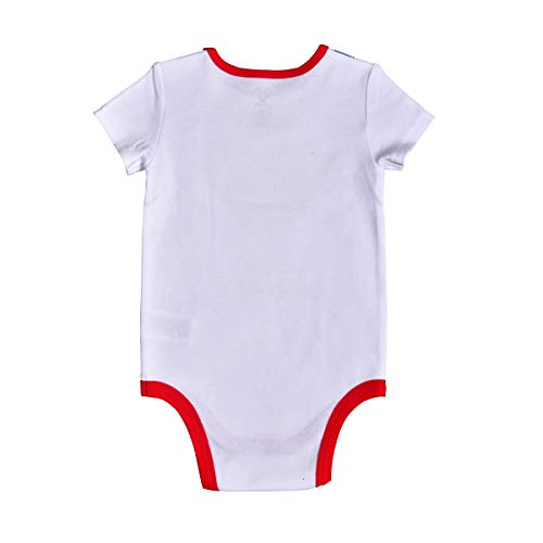 Warner Bros. DC Comics Superman Boys Short Sleeve Bodysuit Creeper for Infant – White2
