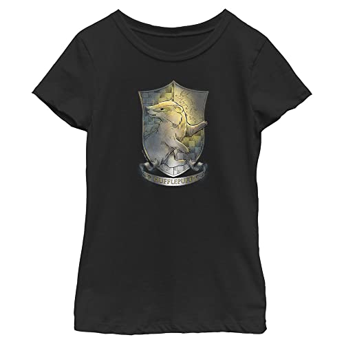T-shirt Poufsouffle Harry Potter fille en coton doux contre les irritations