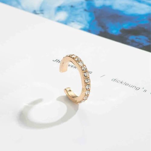 Image of Ear Cuffs Non Piercing 14K Gold Plated Ear Cuff Earrings for Women Trendy Clip on Cartilage Earring Stacks Non Pierced Adjustable Fake Earrings Set Jewelry Christmas Gift 2026 Stocking Stuffers