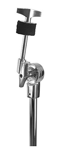 XDrum Beckenständer Semi - Cymbal Stand höhenverstellbar von 70-140 cm - Praktisches Memory Lock System - Doppelstrebig und stabil - Silber - Image 4
