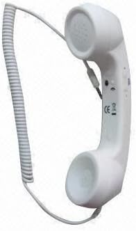 Coco Retro Cell Phone Handset (White) For Smart Phones Only