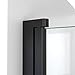 DreamLine Aqua-Q Fold 36 inch W x 58 inch H Frameless Bi-fold Tub Door in Matte Black