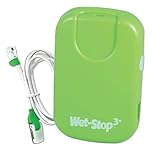 Wet-Stop3 Green Bedwetting Enuresis Alarm with Sound and Vibration, Moisture Sensor for Boys or Girls