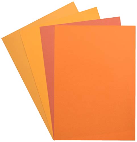 エスケント ケント紙 スターカラー A4 オレンジ系4色 各10枚セット 5030004