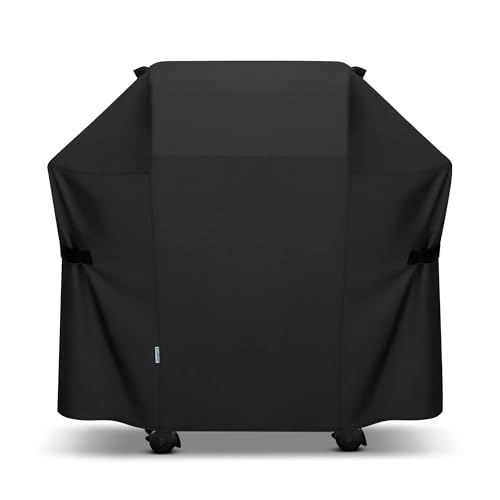 SunPatio BBQ Grill Cover 52 Inch, Outdoor Durable Waterproof Gas Barbecue Cover, Compatible for Weber Spirit 200 and 300 Series, Charbroil and Kenmore Grills, Compared to Weber 7106, 52" x 26&quo...