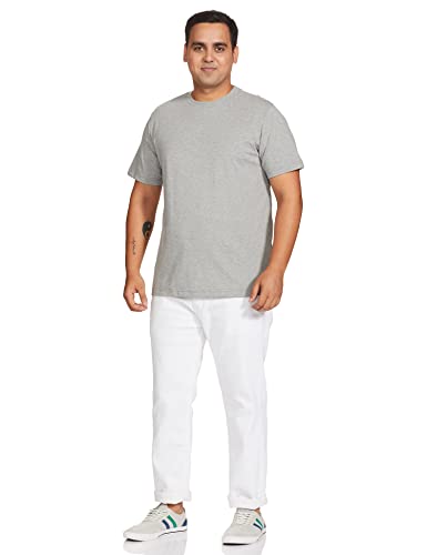 Image of Amazon Brand - Symbol Men Solid Cotton T Shirt | Plain | Round Neck | Half Sleeve - Regular Fit | Combo Pack of 3 (Available in Plus Sizes)