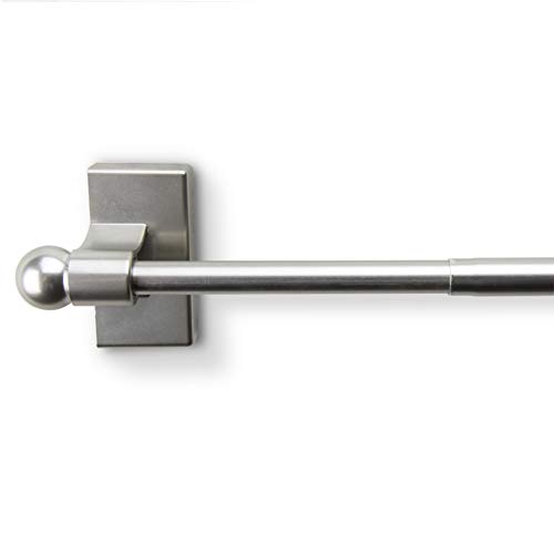 Rod Desyne MAG28-15 7/16 Inch Magnetic Rod, 28-48 Inch, Satin Nickel thumb #3