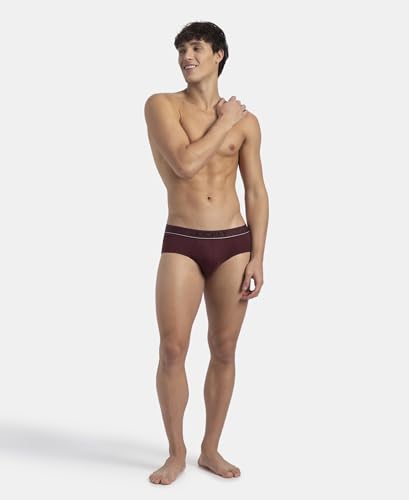 Image of Jockey 8037 Men's Super Combed Cotton Solid Brief with Ultrasoft Waistband