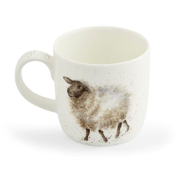 Wrendale Designs - 'Woolly Jumper' Mug, White/Opulent Garden, Standard size - Image 2