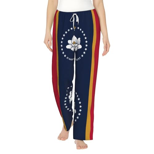 Pantalon de pyjama Mississippi State en flanelle de coton pour femme
