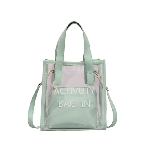 Clear Crossbody Purse with Adjustable Strap, Transparent Messenger Bag for Concerts, Festivals, and Sports Events