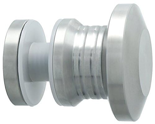 Bathroom Glass Door Handle Replacement: Brushed Nickel Knob