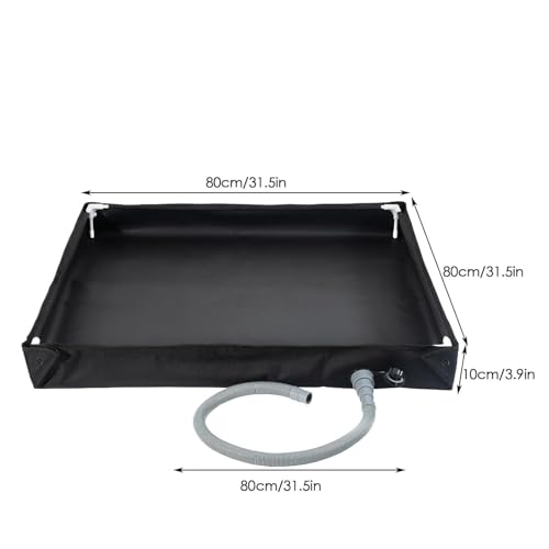 Piatto doccia portatile da campeggio, base pieghevole con tubo di drenaggio, tappetino da bagno impermeabile per esterni, per camper, escursioni, tende da sole, gite in tenda