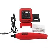 20 V Akku-Drehwerkzeug-Set mit 25 Zubehörteilen und 6 Geschwindigkeitsregelungen, 6000 18000 U/min, für Heimwerker, Schleifen, Polieren, Bohren und Gravurprojekte (blau)