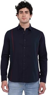 Indian Terrain Men Striped Full Sleeve Cotton Shirt