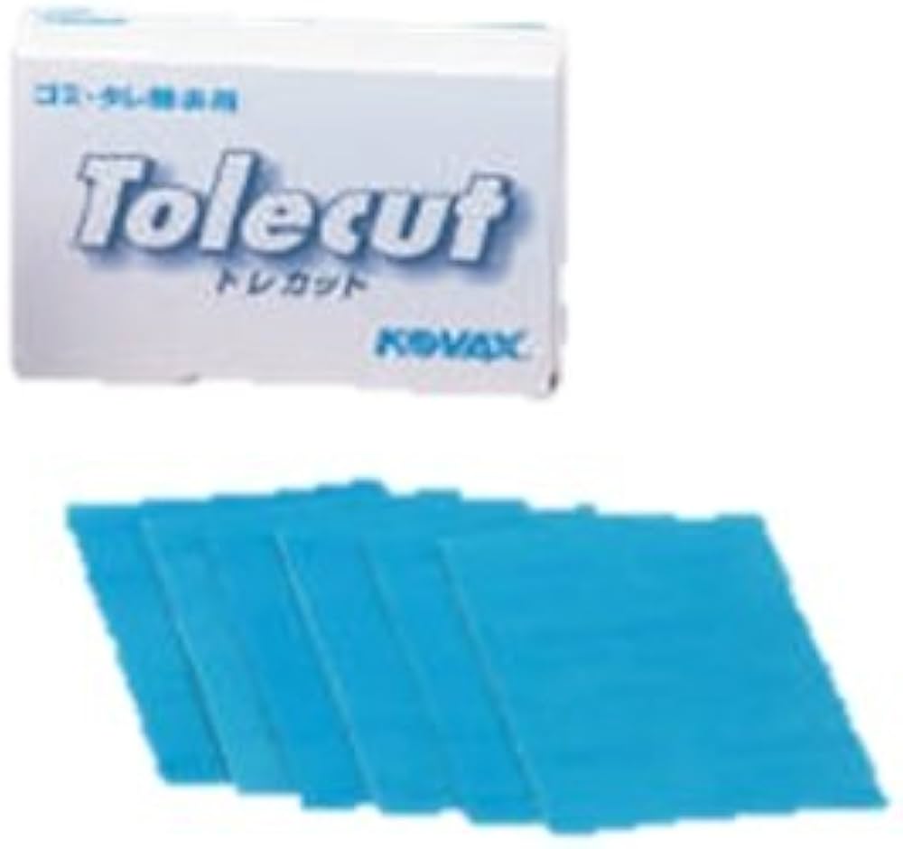 コバックス トレカット シート 70mm x 114mm コバックス トレカット ノーカットシート のり付き空研ぎタイプ